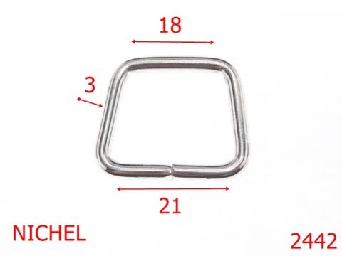 Inel trapezoidal 18+21mm 18/21 mm 3 nichel 3K3 2442 de la Metalo Plast Niculae & Co S.n.c.