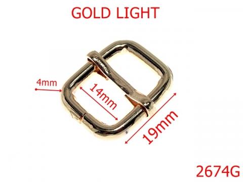 Catarama reglaj 14 mm 4 gold light 4k8 4j8 1A1 1B1 2674G de la Metalo Plast Niculae & Co S.n.c.