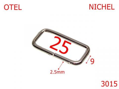 Inel dreptunghiular 25 mm 2.5 nichel 3K4 3L8 7G2/3K4 3015 de la Metalo Plast Niculae & Co S.n.c.