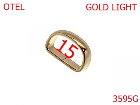 Pasant 15 mm gold light 13A18 1C6 10B27 3595G de la Metalo Plast Niculae & Co S.n.c.