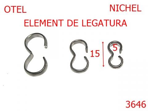 Element de legatura 5 mm nichel 1D6 3646