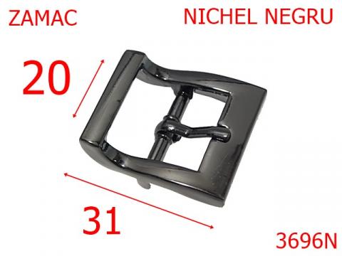 Catarama 20 mm nichel negru 6D8 5G5 3696N