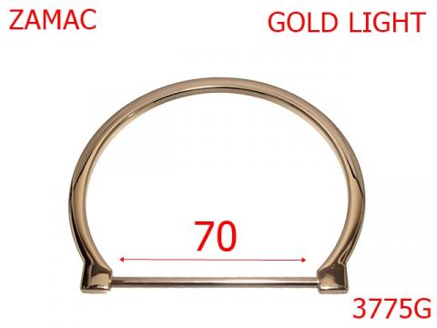 Maner poseta 70 mm gold light 7G4 3775G de la Metalo Plast Niculae & Co S.n.c.