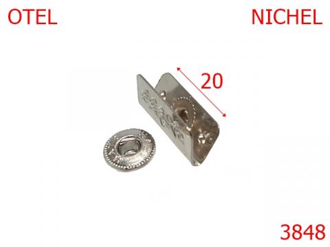 Buton margine 20 mm nichel 1B6 3848 de la Metalo Plast Niculae & Co S.n.c.