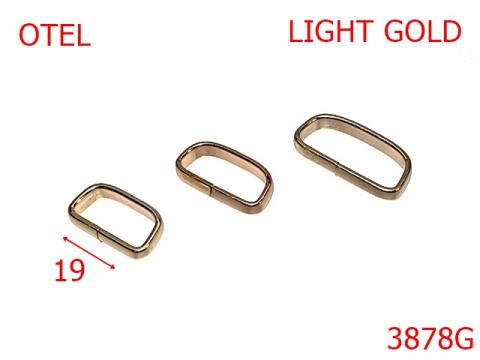 Pasant pafta 19 mm gold light 1C6 3878G de la Metalo Plast Niculae & Co S.n.c.