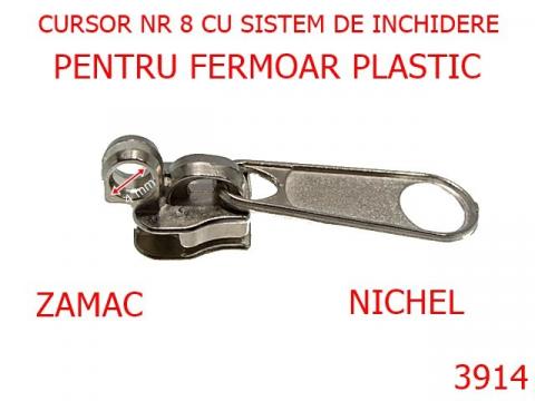 Cursor nr 8 pentru plastic cu sistem de inchidere 3914 de la Metalo Plast Niculae & Co S.n.c.