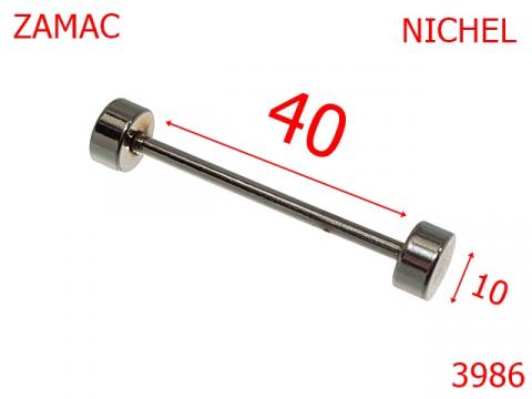 Galtera 40 mm nichel 7J6 3986 de la Metalo Plast Niculae & Co S.n.c.