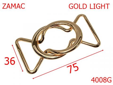Catarama confectii 36 mm gold light 4008G de la Metalo Plast Niculae & Co S.n.c.