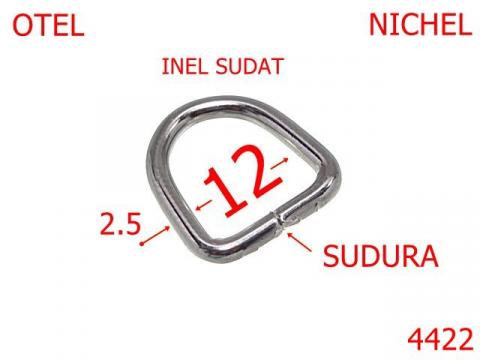 Inel semirotund sudat pentru harnasament 4422 de la Metalo Plast Niculae & Co S.n.c.