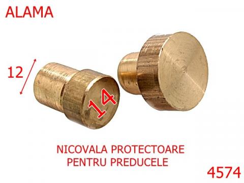 Nicovala protectoare 14 mm alama 4574