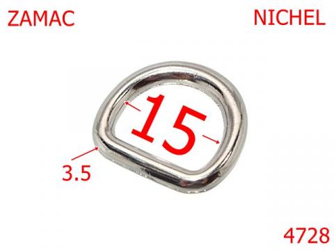 Inel D turnat pentru marochinarie 4728 de la Metalo Plast Niculae & Co S.n.c.