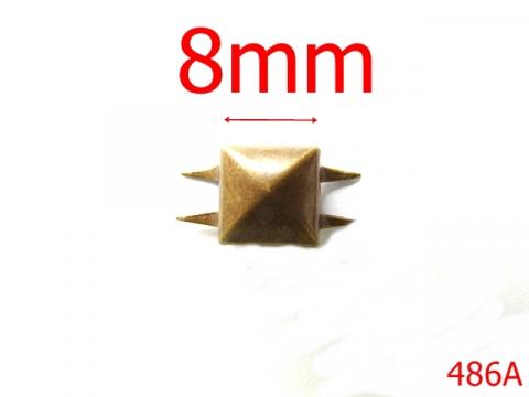Ornament piramidal 8x8 antic 8 mm antic 15A3 E22 486A
