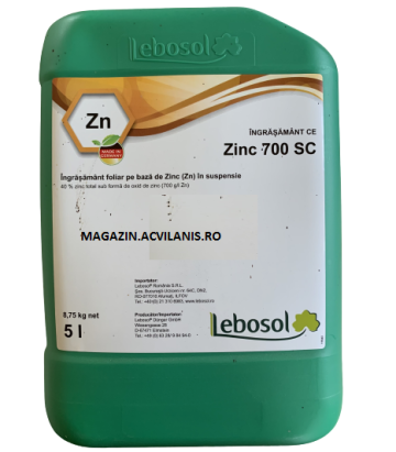 Ingrasamant foliar made in Germany Lebosol Zinc 700SC 5L de la Acvilanis Grup Srl