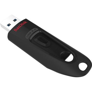 Memorie USB SanDisk Ultra, 128GB, USB 3.0, negru