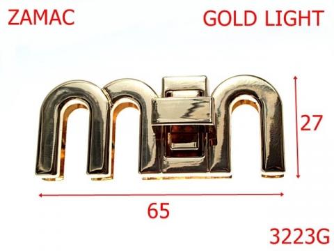 Inchizatoare poseta 65x27 mm gold light 13G11 3223G de la Metalo Plast Niculae & Co S.n.c.