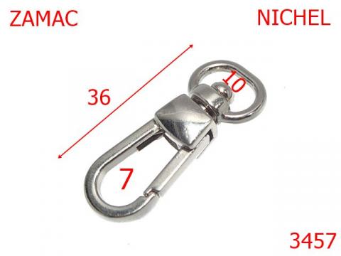 Carabina poseta 10 mm nichel 5E2 5D2 3457 de la Metalo Plast Niculae & Co S.n.c.