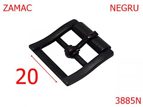 Catarama 20 mm negru 7A8 7F3 7F2 1A5 3885N de la Metalo Plast Niculae & Co S.n.c.