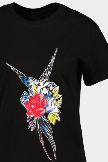 Tricou Pasare flori W XL de la Etoc Online
