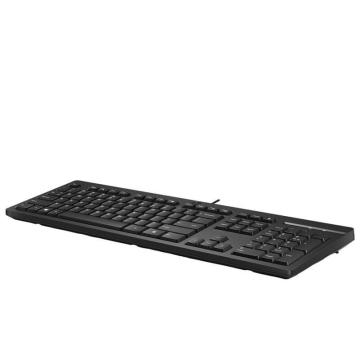 Tastatura HP 125, USB, Layout QWERTZ, neagra - second hand de la Etoc Online