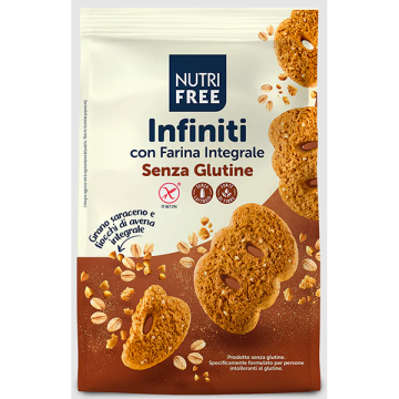 Biscuiti Infiniti cu faina integrala, fara gluten 250g de la Naturking Srl