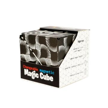 Jucarie Cub tangram magnetic, 3D Magic Cube, Zebra de la Arca Hobber Srl