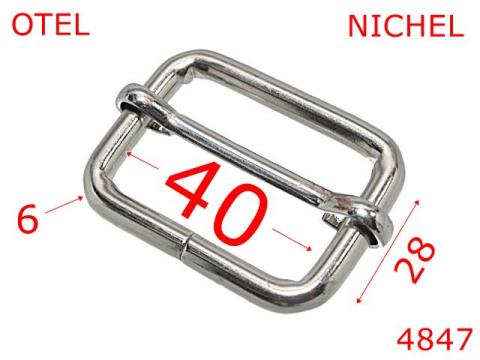 Catarama de reglaj maner poseta 40 6 otel nichel 4847 de la Metalo Plast Niculae & Co S.n.c.