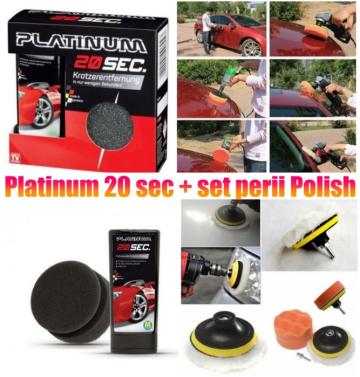 Set polish auto Platinum 20 sec + set perii Polish de la Sticevrei.ro Srl