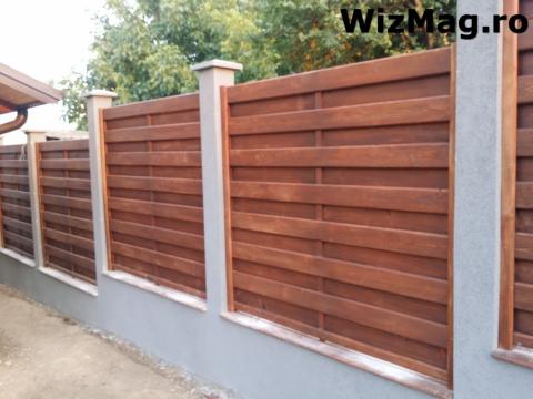 Panouri de gard din lemn Dragasani de la Wizmag Distribution Srl