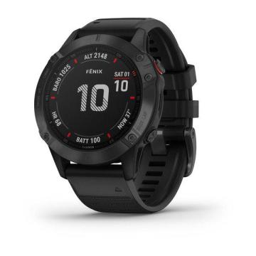 Ceas smartwatch Garmin Fenix 6 Pro, GPS, Slate Gray w/Black