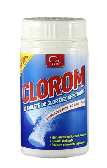 Dezinfectant clorigen Clorom - 50 tablete de la Medaz Life Consum Srl