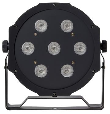 Proiector lumini PAR LED RGBW, cu 7 leduri 70W si culori