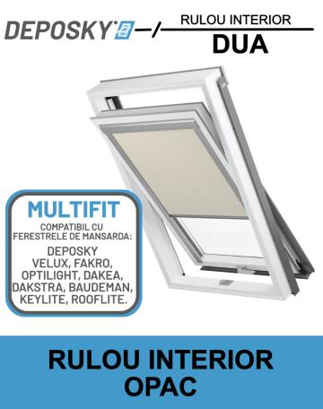 Rulou interior fereastra mansarda opac Deposky Dua de la Deposib Expert Srl