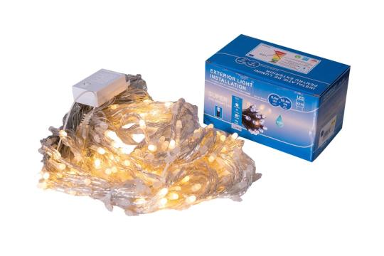 Perdea luminoasa, 2,5 m x 1,5 m, alb cald, BL216CLD