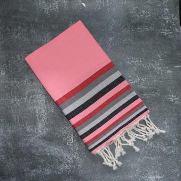 Prosop plaja Fouta | Tunis | Pink 200 x 100 cm