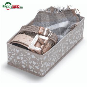 Organizator textil pentru sertare/dulapuri Bouquet 28x14x9cm