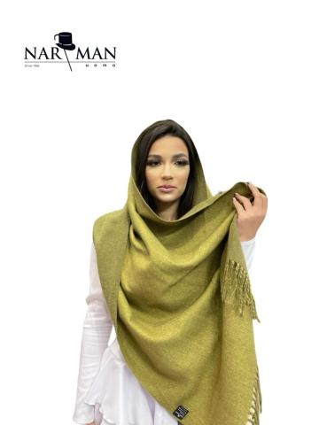 Sal elegant din casmir si lana colectie Uni SLC83 (Verde)