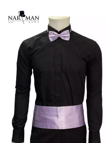Set brau + papion lavanda - BPL16 de la Narman - Tuxedo