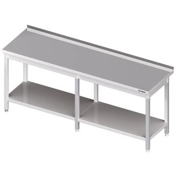 Masa inox cu polita 2000x600x850 mm de la Fimax Trading Srl