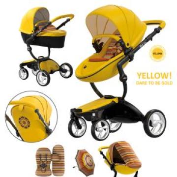 Carucior copii 2in1 Mima Xari Yellow Editie Limitata de la Stiki Concept Srl