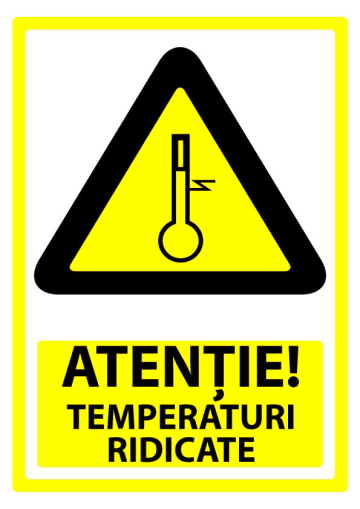 Indicator atentie temperaturi ridicate de la Prevenirea Pentru Siguranta Ta G.I. Srl