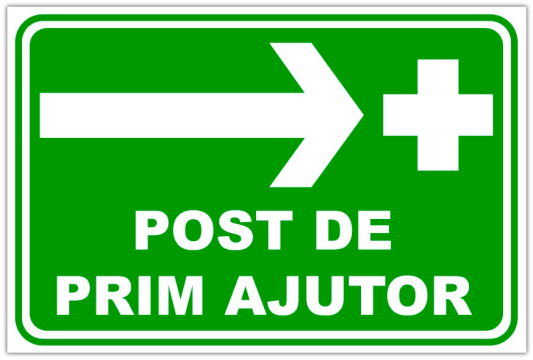 Indicator pentru post de prim ajutor