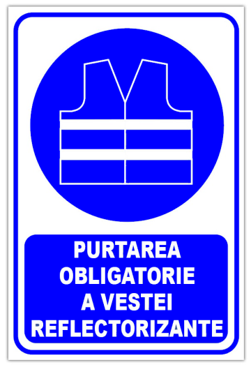 Indicator purtarea obligatorie a vestei reflectorizante de la Prevenirea Pentru Siguranta Ta G.I. Srl