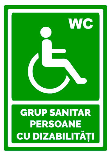 Indicator verde grup sanitar persoane cu dizabilitati de la Prevenirea Pentru Siguranta Ta G.I. Srl