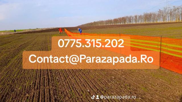 Sistem complet plasa parazapada - 2000m