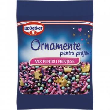 Ornamente pentru prajituri mix pentru printese Dr.Oetker 30g