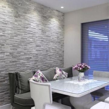 Marmura mozaic polisata Tundra Grey 3D Wall