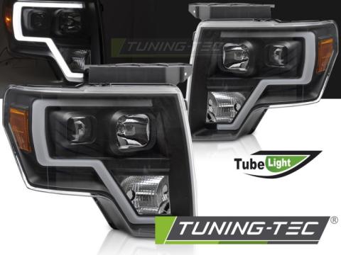 Faruri Ford F150 MK12 08-14 Tube Light Negru de la Kit Xenon Tuning Srl