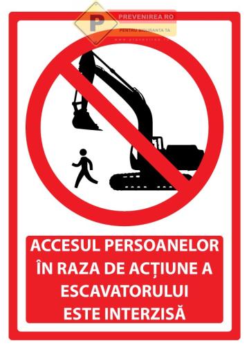 Indicator pentru excavator de la Prevenirea Pentru Siguranta Ta G.I. Srl