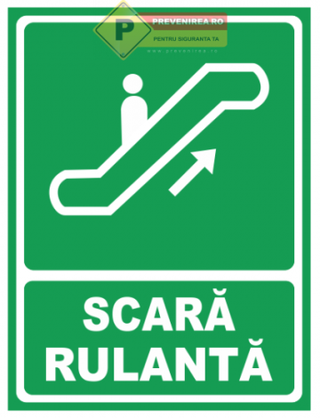 Indicator pentru scara rulanta