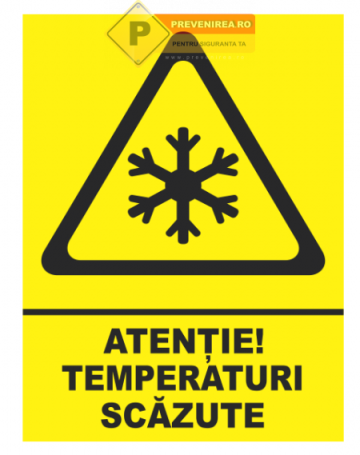 Indicator pentru temperaturi scazute